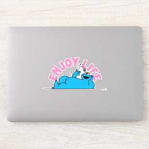 Sticker Rue Sésame   Cookies Monster Enjoy Life