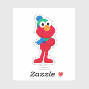Sticker Rue Sésame   Winter Elmo