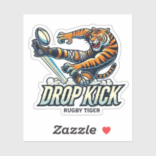 Sticker Rugby Tiger Poignée