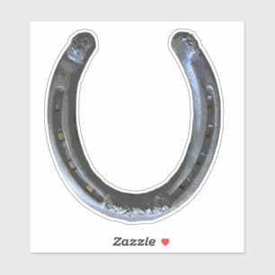 Sticker Rustique Western Lucky Horseshoe