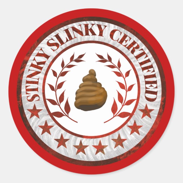 Sticker RV certifié Stinky (Devant)
