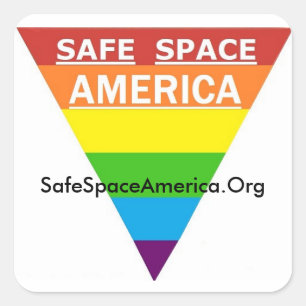 Sticker Safe Space America