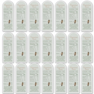 Sticker SAGE 16 oz Confiture de miel et d'abeilles valeur 