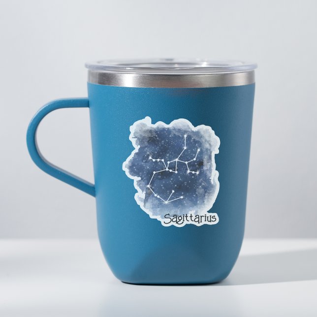 Sticker Sagittarius Starry Night Constellation Coupe perso (Créateur téléchargé)