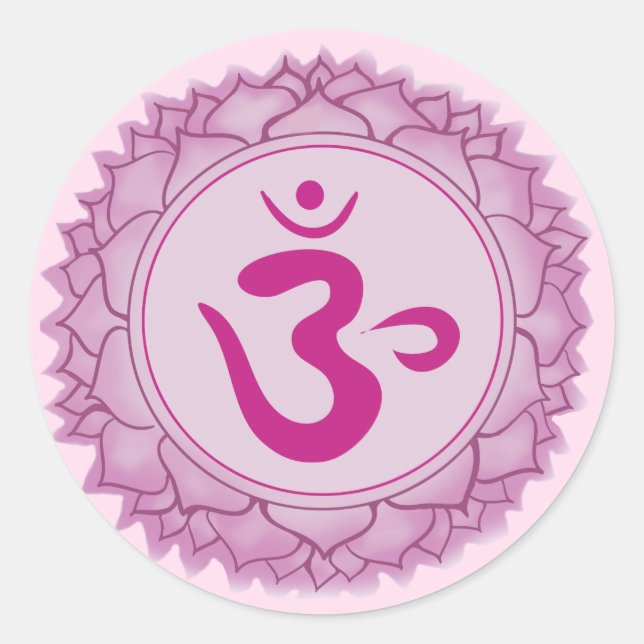 Sticker Sahasrara ou couronne chakra (Devant)