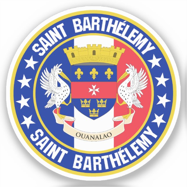 Sticker Saint Barthélemy (Recto)