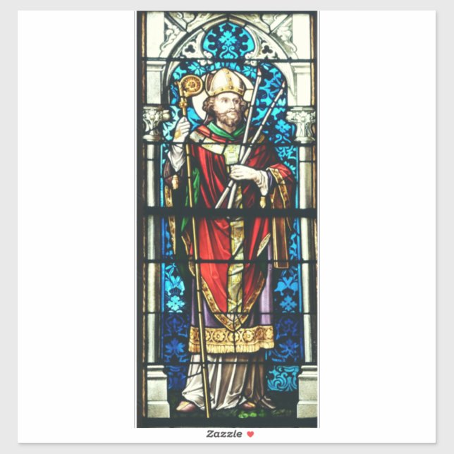 Sticker Saint Blaise de Sébaste Évêque et Martyr (Feuille)