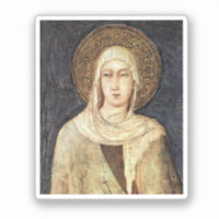 Saint Clare d'Assise par Simone Martini