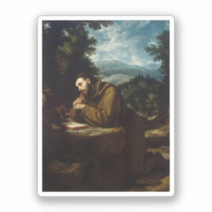 Sticker Saint François d'Assise par Cigoli