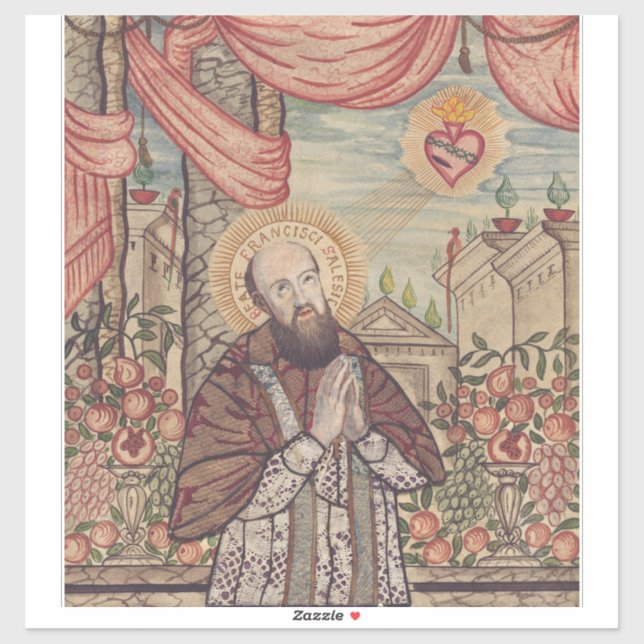 Sticker Saint François de Sales Evêque de Genève (Feuille)