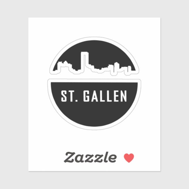 Sticker Saint-Gall (Feuille)