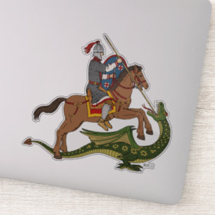Sticker Saint-Georges romain et le Dragon