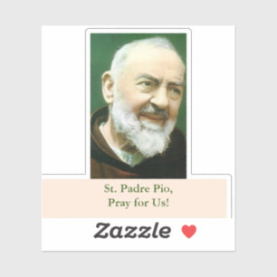 Sticker Saint Padre Pio
