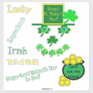 Sticker Saint Patrick's Day Leprechaun Vinyl