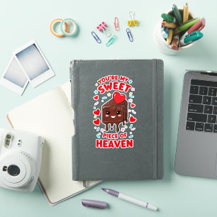 Sticker Saint valentin et gourmand de chocolat