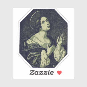 Sticker Sainte Apollonie Vierge et Martyr