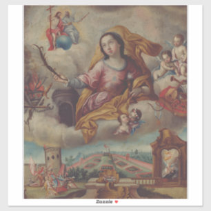 Sticker Sainte-Barbe Vierge et martyre