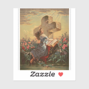 Sticker Sainte Bible et Croix