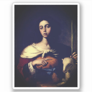 Sticker Sainte Inès (par Guarino, 1650)