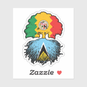 Sticker Sainte Lucie Sainte Lucie Angeleno Los Angeles Tre