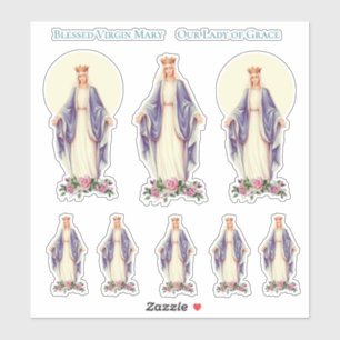 Sticker Sainte Vierge Catholique Sainte Vierge Marie Vinyl