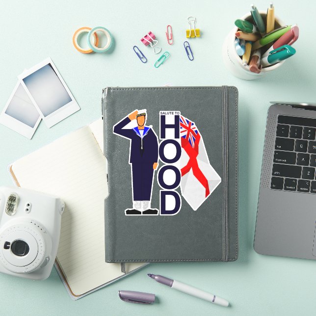 STICKER SALUT À HMS HOOD (Couverture iPad)