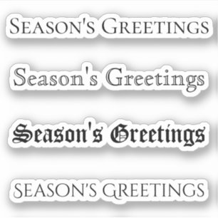 Sticker Salutation sur mesure Kiss-Cut x4 #28 (Saison d'ac