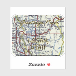 Sticker Salutations De Logan Utah