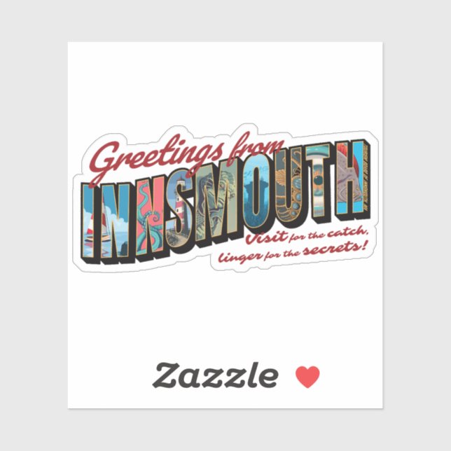 Sticker Salutations d'Innsmouth (Feuille)