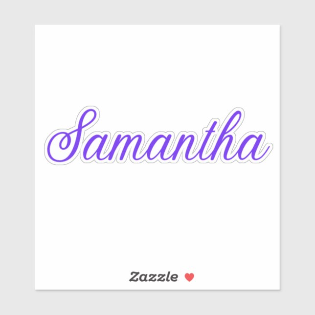 Sticker Samantha (Feuille)