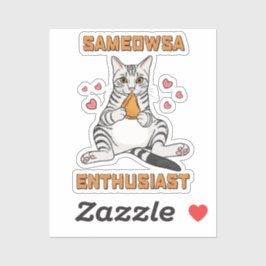 Sticker Sameowsa Enthousiaste |