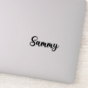 Sticker Sammy Name - Calligraphie manuscrite