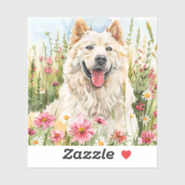 Sticker – Samoyed Die-Cut Watercolor Decal