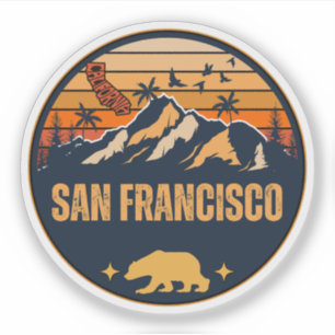 Sticker San Francisco, Californie