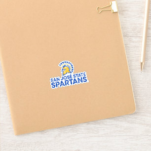 Sticker San Jose State Spartans Logo Wordmark désorganisé