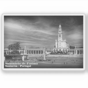 Sticker Sanctuaire catholique de Notre-Dame de Fatima, Por