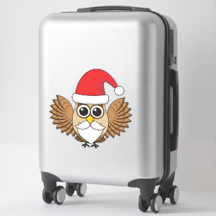 Sticker Santa Claus Owl