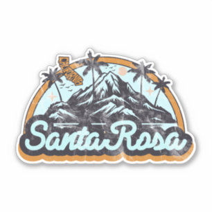 Sticker Santa Rosa, Californie