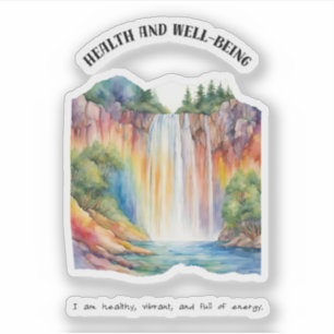 Sticker Santé et bien-être Affirmation positive