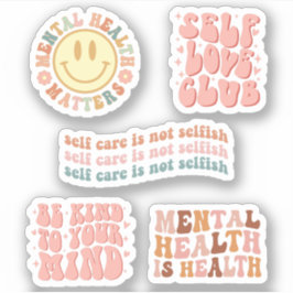 Sticker Santé mentale, Inspiration, Pack Santé mentale