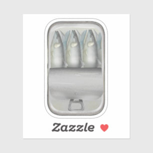 Sticker Sardines dans une boîte