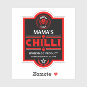 Sticker Sauce chili maison