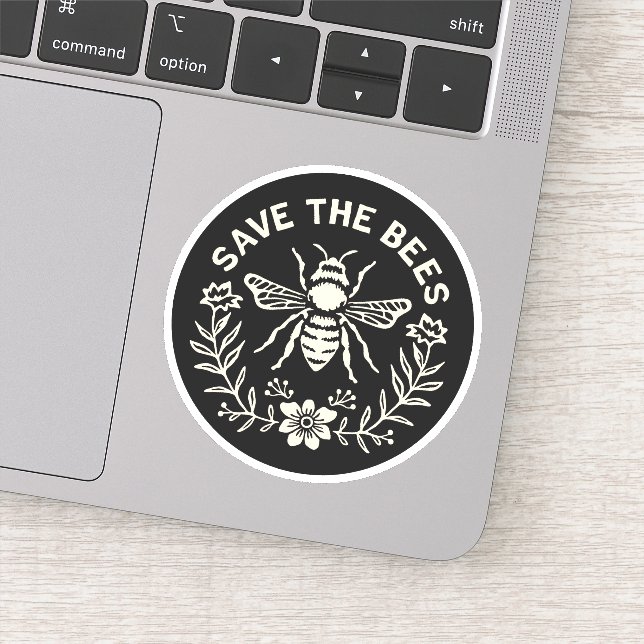 Sticker Sauvez les abeilles (Détail)