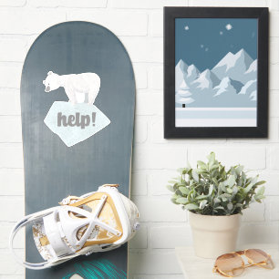 Sticker Sauvez l'ours polaire