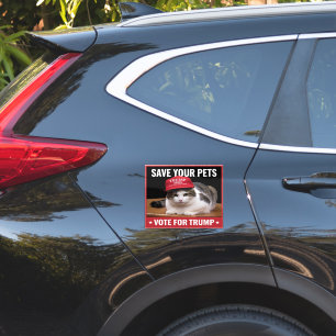 Sticker Sauvez Vos Animaux Votez Trump Élection US Citatio