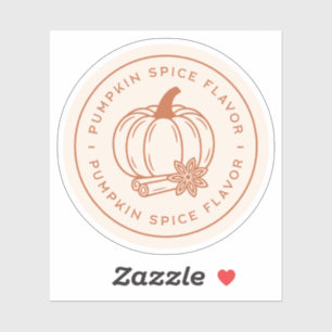 Sticker Saveur de pumpkin spice fait maison esthétique