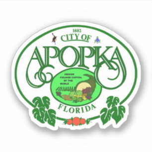 Sticker Sceau d'Apopka, Floride