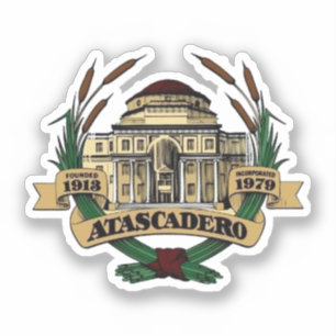 Sticker Sceau d'Atascadero, Californie