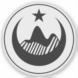 Sticker Sceau de la République algérienne (1958-1962), Alg