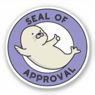 Sticker Sceau D'Homologation Fantaisie Seal Pun